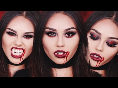 Sexy Vampire Makeup Tutorial | Halloween 2016 - YouTube