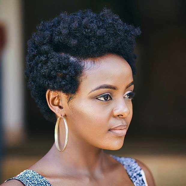 51 Best Short Natural Hairstyles for Black Women | StayGlam