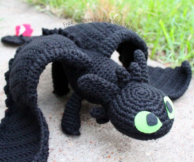Crochet Toothless: 11 Steps (with Pictures)
