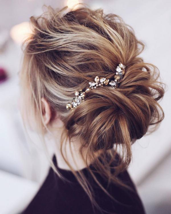 30 Chic Wedding Hair Updos for Elegant Brides | Deer Pearl Flowers
