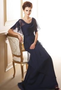 Sophisticated, Navy Blue Mother of the Bride Dresses .